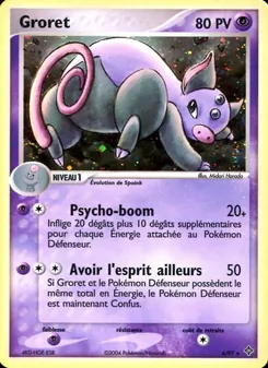 Carte Pokémon Groret 6 — EX Dragon
