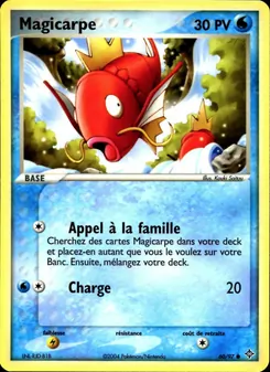 Carte Pokémon Magicarpe 60 — EX Dragon