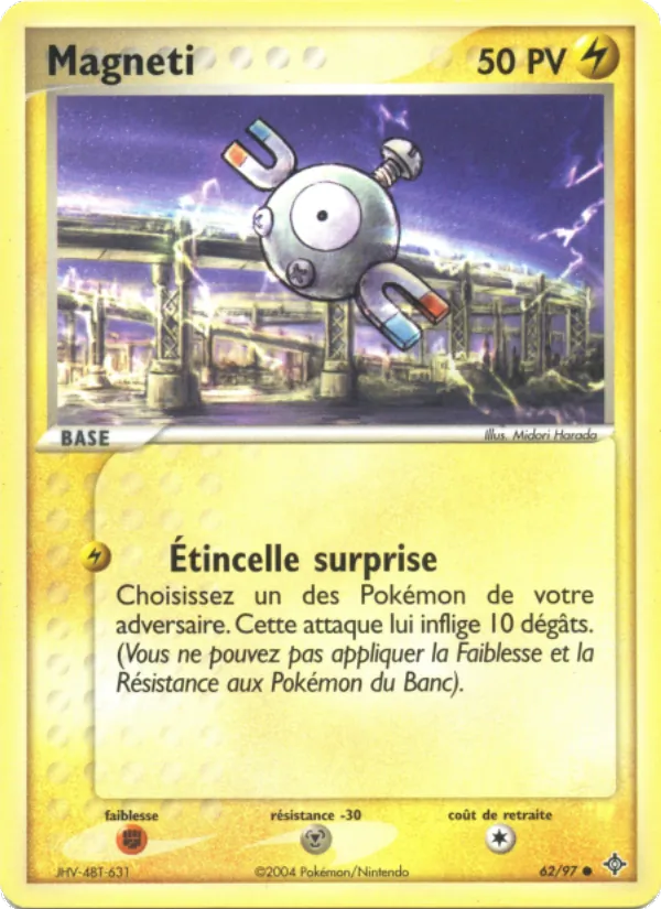 Carte Pokémon Magnéti 62/97 de l'extension EX Dragon