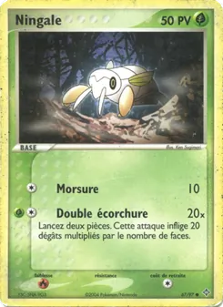 Carte Pokémon Ningale 67 — EX Dragon