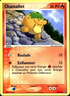 Carte Pokémon Chamallot 70 — EX Dragon
