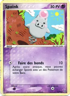 Carte Pokémon Spoink 73 — EX Dragon