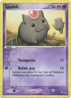 Carte Pokémon Spoink 74 — EX Dragon