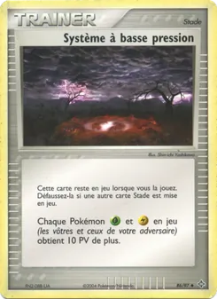 Carte Pokémon Système à basse pression 86