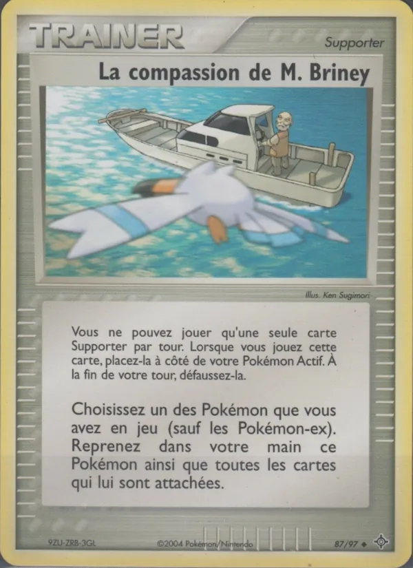 Carte Pokémon La compassion de M. Briney 87/97 de l'extension EX Dragon
