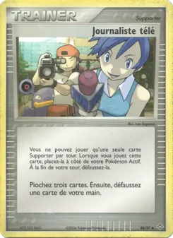 Carte Pokémon Journaliste télé 88