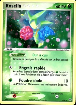 Carte Pokémon Rosélia 9 — EX Dragon
