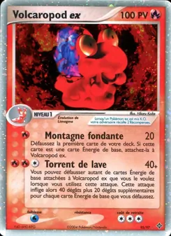 Carte Pokémon Volcaropod ex 95 — EX Dragon