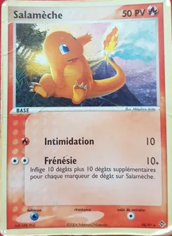 Carte Pokémon Salamèche 98 — EX Dragon