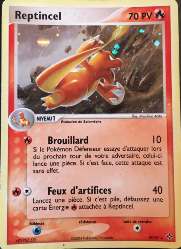 Carte Pokémon Reptincel 99/97 de l'extension EX Dragon