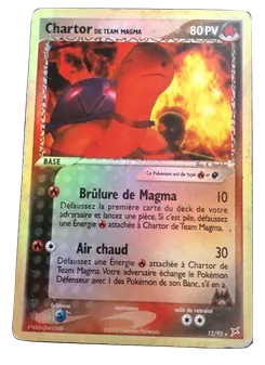 Carte Pokémon Chartor de Team Magma 12 — EX Team Magma vs Team Aqua