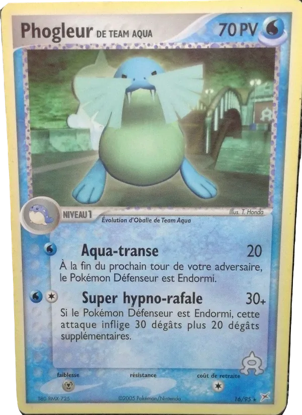 Carte Pokémon Phogleur de Team Aqua 16/95 de l'extension EX Team Magma vs Team Aqua