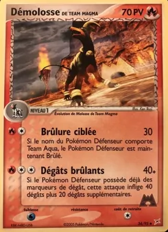 Carte Pokémon Démolosse de Team Magma 34 — EX Team Magma vs Team Aqua