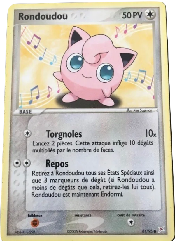 Carte Pokémon Rondoudou 41/95 de l'extension EX Team Magma vs Team Aqua