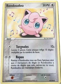 Carte Pokémon Rondoudou 41 — EX Team Magma vs Team Aqua