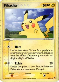 Carte Pokémon Pikachu 43 — EX Team Magma vs Team Aqua