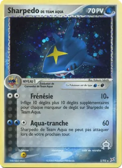 Carte Pokémon Sharpedo de Team Aqua 5