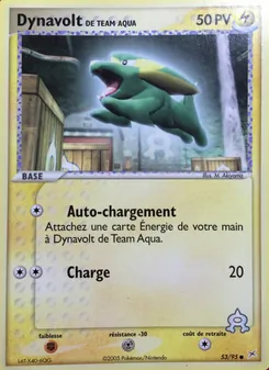 Carte Pokémon Dynavolt de Team Aqua 53 — EX Team Magma vs Team Aqua