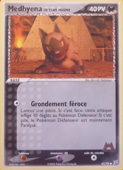 Carte Pokémon Medhyena de Team Magma 65 — EX Team Magma vs Team Aqua