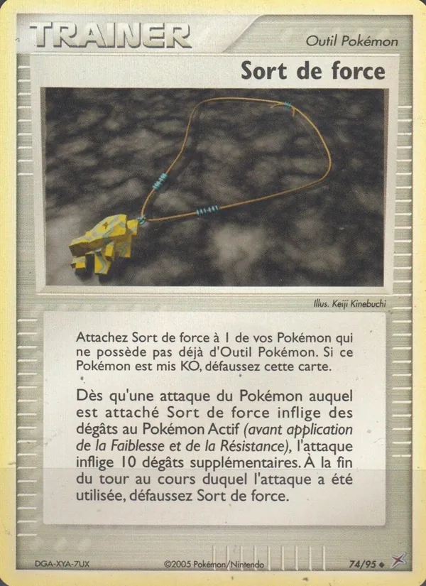 Carte Pokémon Sort de force 74/95 de l'extension EX Team Magma vs Team Aqua