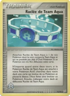 Carte Pokémon Raclée de Team Aqua 76 — EX Team Magma vs Team Aqua