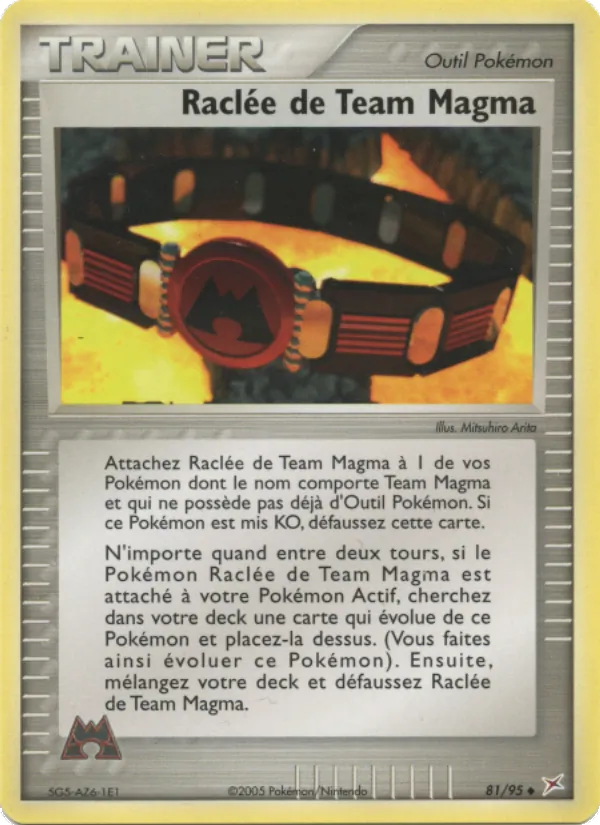 Carte Pokémon Raclée de Team Magma 81/95 de l'extension EX Team Magma vs Team Aqua
