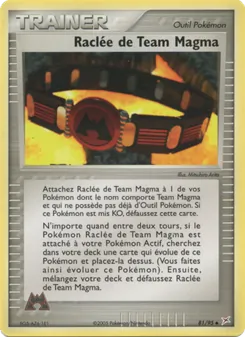 Carte Pokémon Raclée de Team Magma 81 — EX Team Magma vs Team Aqua