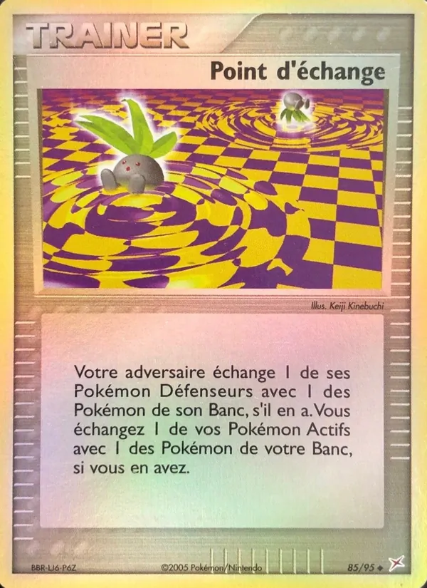Carte Pokémon Point d'échange 85/95 de l'extension EX Team Magma vs Team Aqua