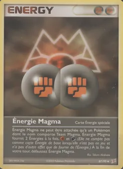 Carte Pokémon Énergie Magma 87 — EX Team Magma vs Team Aqua
