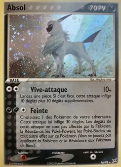 Carte Pokémon Absol 96 — EX Team Magma vs Team Aqua