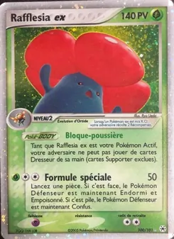 Carte Pokémon Rafflesia ex 100 — EX Légendes Oubliées
