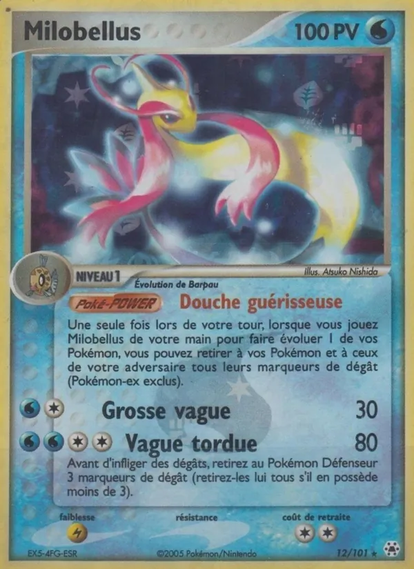 Carte Pokémon Milobellus 12/101 de l'extension EX Légendes Oubliées