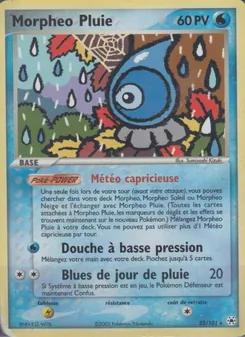 Carte Pokémon Morpheo Pluie 23 — EX Légendes Oubliées
