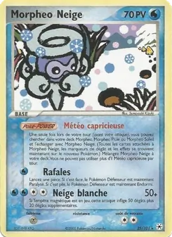 Carte Pokémon Morpheo Neige 25 — EX Légendes Oubliées