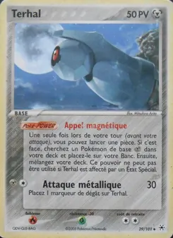 Carte Pokémon Terhal 29 — EX Légendes Oubliées