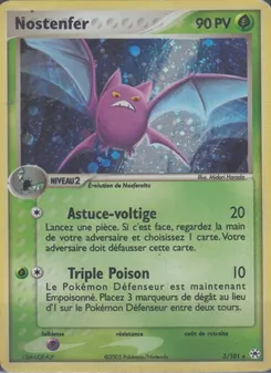 Carte Pokémon Nostenfer 3