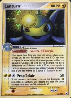 Carte Pokémon Lanturn 38 — EX Légendes Oubliées