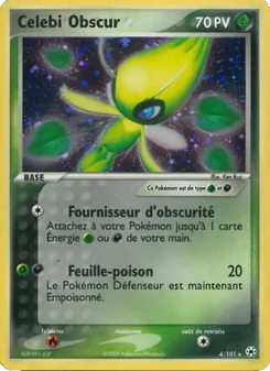 Carte Pokémon Celebi Obscur 4