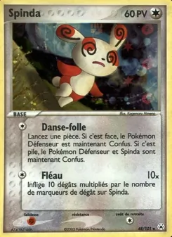 Carte Pokémon Spinda 48 — EX Légendes Oubliées