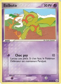 Carte Pokémon Balbuto 52 — EX Légendes Oubliées