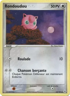 Carte Pokémon Rondoudou 63