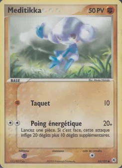 Carte Pokémon Meditikka 66