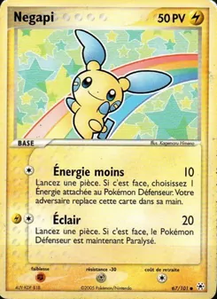 Carte Pokémon Negapi 67 — EX Légendes Oubliées