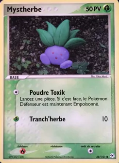 Carte Pokémon Mystherbe 68