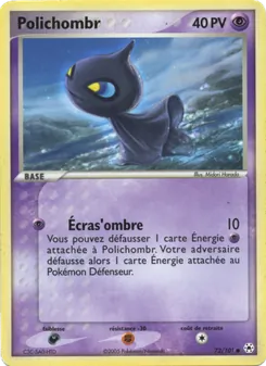 Carte Pokémon Polichombr 72
