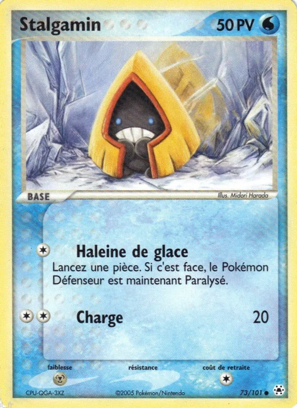 Carte Pokémon Stalgamin 73/101 de l'extension EX Légendes Oubliées