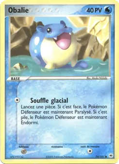 Carte Pokémon Obalie 74