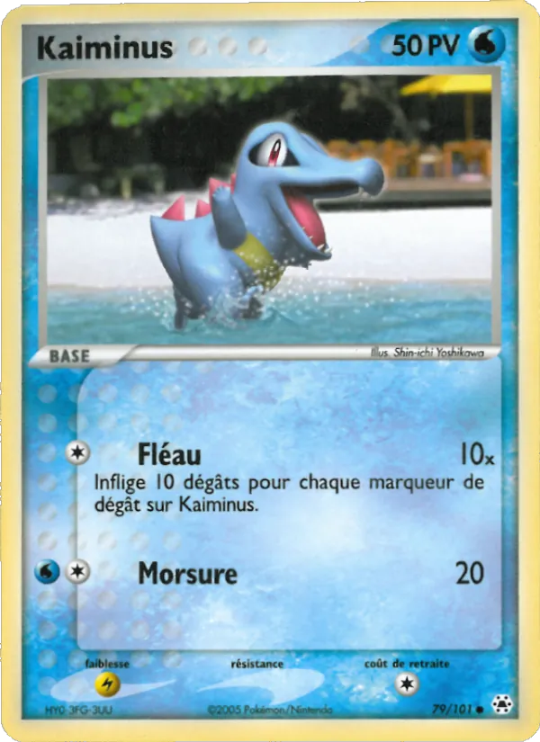 Carte Pokémon Kaiminus 79/101 de l'extension EX Légendes Oubliées
