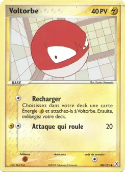 Carte Pokémon Voltorbe 80