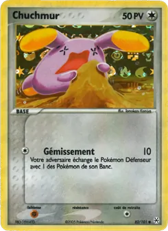 Carte Pokémon Chuchmur 82 — EX Légendes Oubliées